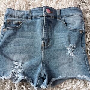 Girls size 6 Denim Blue Shorts
